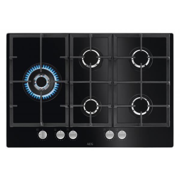 Piani Cottura Aeg PIANO GAS HKB75820NB 75CM 5F NERO
