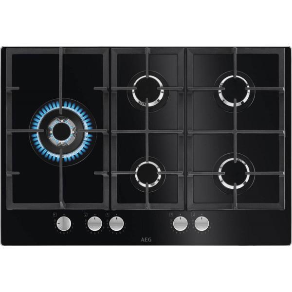 Piani Cottura Aeg PIANO GAS HKB75820NB 75CM 5F NERO 949630949