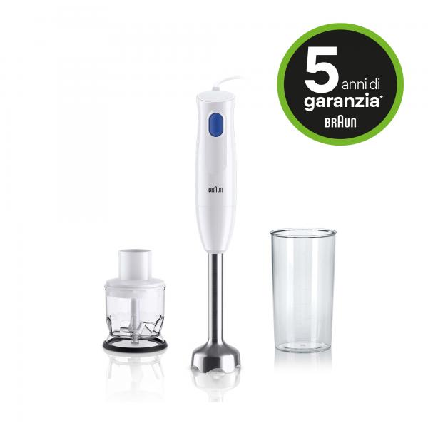 PREPARAZIONE CIBO Braun_b FRULL IMM 450 W + BICCHIERE PLASTICA 600 ML