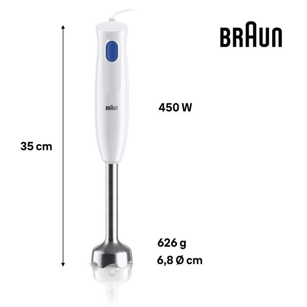 PREPARAZIONE CIBO Braun_b FRULL IMM 450 W + BICCHIERE PLASTICA 600 ML