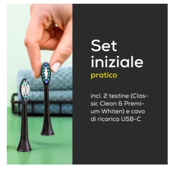 Igiene Orale Sanitas SPAZZOLINO SC 30 SONIC GREEN PLANET SC30_BEU