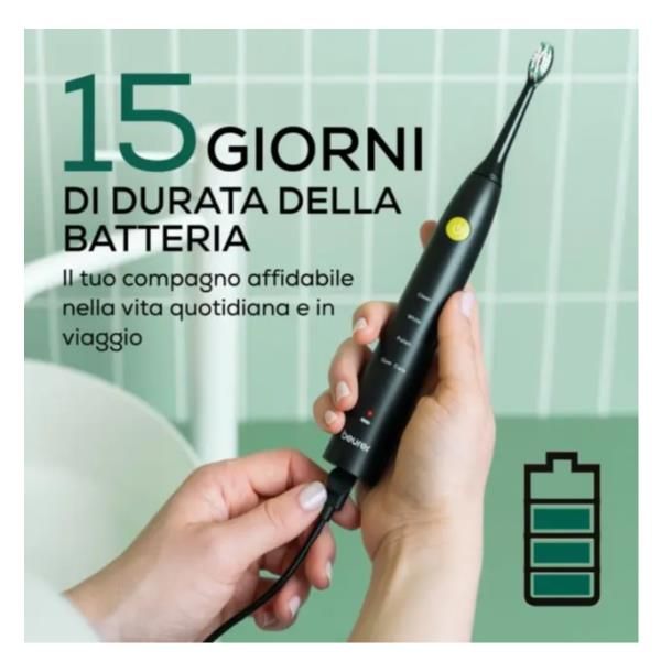 Igiene Orale Sanitas SPAZZOLINO SC 30 SONIC GREEN PLANET SC30_BEU