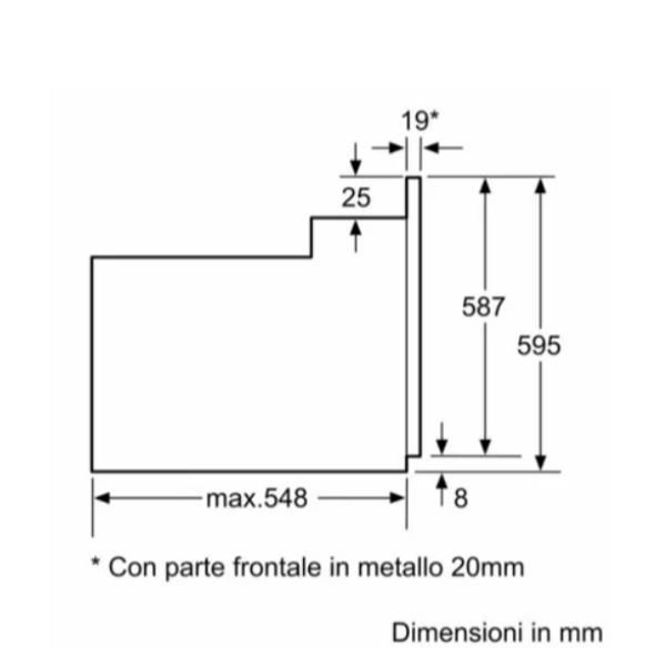 Forni Bosch FORNO 3 MANPOLE A 66L NERO