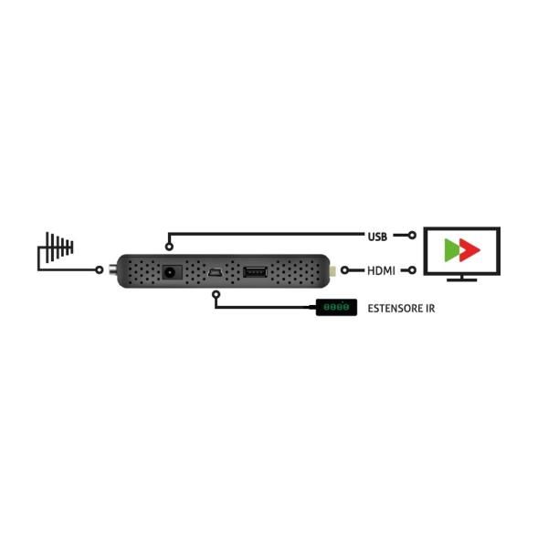 Decoder Diprogress DECODER T2 STICK HDMI DPT210HA
