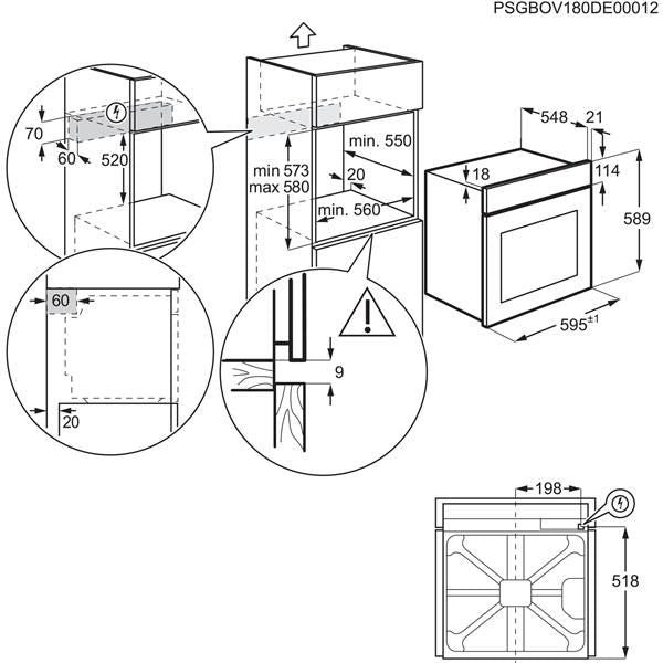 Forni Electrolux FORNO REAL STEAM LOC3H44TXE 60CM 949284003