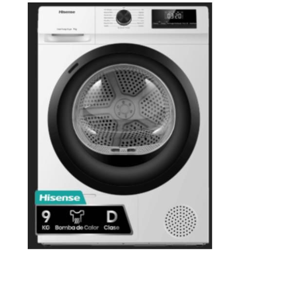ASCIUGATRICI Hisense ASCIUGATRICE 9 KG CLASSE D DISPLAY LED 15 PROG.