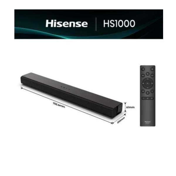 Home Cinema Hisense SOUNDBAR HS1000 2.0 DOLBY BT 120W HS1000
