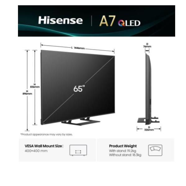 TV e Hotel TV Hisense 65 A79Q QLED 4K UHD SMART VIDAA SUB