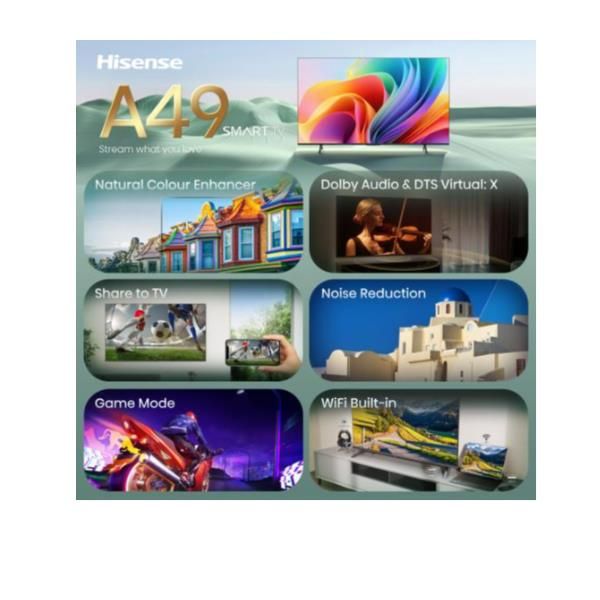 TV e Hotel TV Hisense 32 A49S HD SMART VIDAA