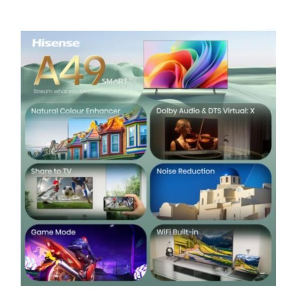 TV e Hotel TV Hisense 40 A49S FULL HD SMART VIDAA 40A49S