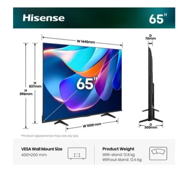 TV e Hotel TV Hisense 65 A69S 4K UHD SMART VIDAA 65A69S
