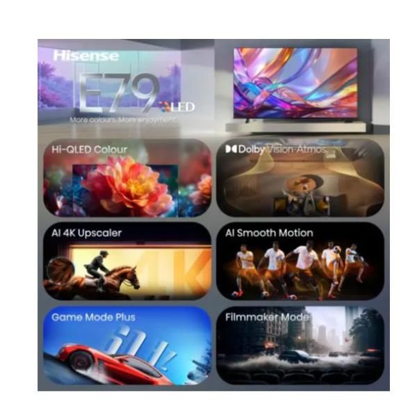 TV e Hotel TV Hisense 43 E79S QLED 4K UHD SMART VIDAA 43E79S