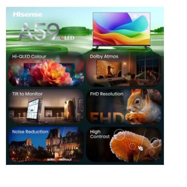 TV e Hotel TV Hisense 40 A59S QLED FHD SMART VIDAA 40A59S