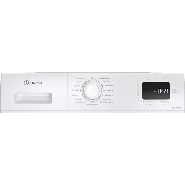 Lavatrici Indesit LAV SLIM 6KG B 1200RPM DIGIT DISPL IM642BMYTIMEIT