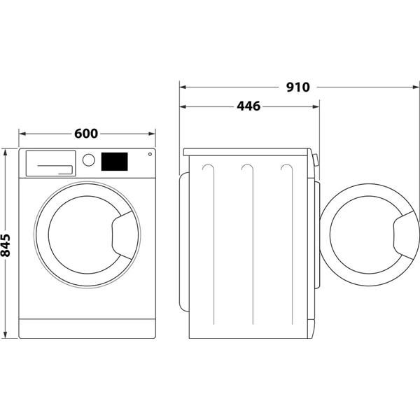 Lavatrici Indesit LAV SLIM 6KG B 1200RPM DIGIT DISPL IM642BMYTIMEIT