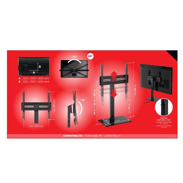 SUPPORTI TV/MONITOR Meliconi SUPPORTO DA TAVOLO TABLE 400 480815