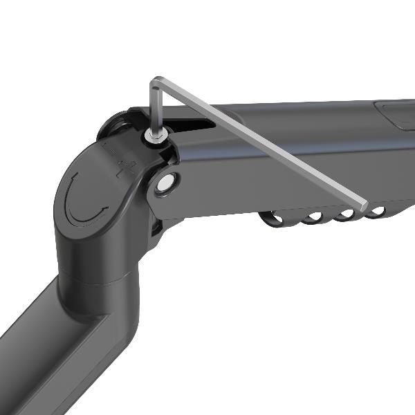 SUPPORTI TV/MONITOR Nilox SUPPORTO MONITOR 2 BRACCI TOP NERO NXDMA02B
