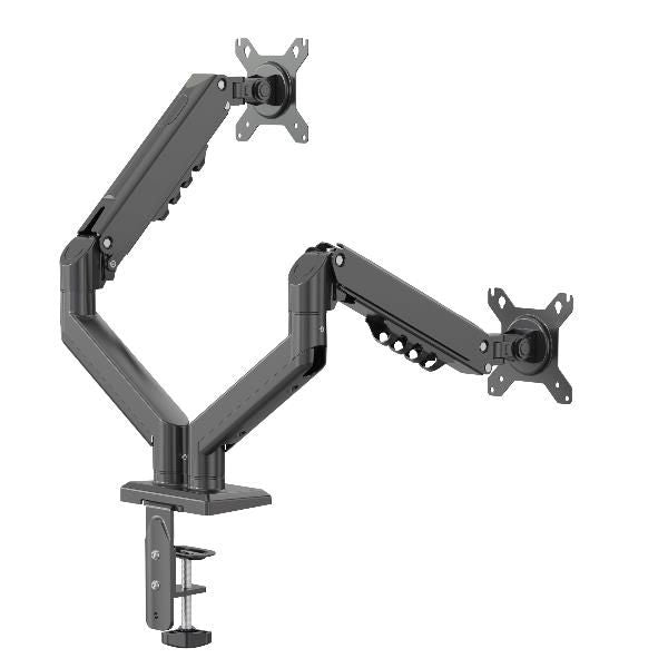 SUPPORTI TV/MONITOR Nilox SUPPORTO MONITOR 2 BRACCI TOP NERO NXDMA02B