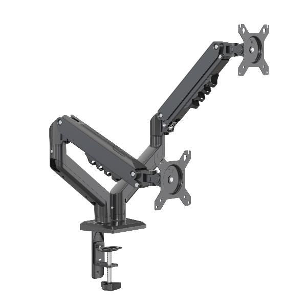 SUPPORTI TV/MONITOR Nilox SUPPORTO MONITOR 2 BRACCI TOP NERO NXDMA02B