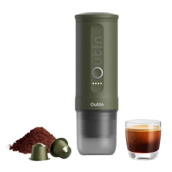 MACCHINE DA CAFF Outin CAFFE ESPR.PORT.NANO VERDE FORESTA OTEM-FOREST