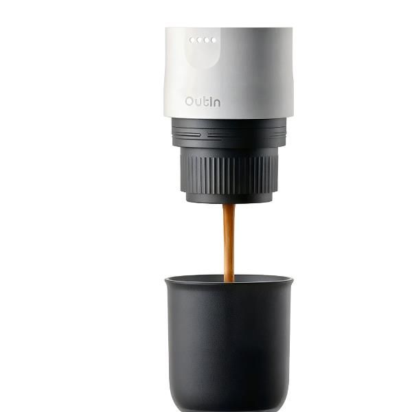 MACCHINE DA CAFF Outin CAFFE ESPR PORT.NANO BIANCO PERLA OTEM-01-PW