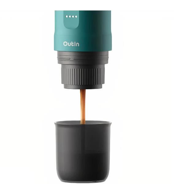 MACCHINE DA CAFF Outin CAFFE ESPR PORT.NANO VERDE ACQUA OTEM-01-TEAL