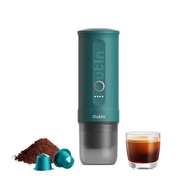 MACCHINE DA CAFF Outin CAFFE ESPR PORT.NANO VERDE ACQUA OTEM-01-TEAL