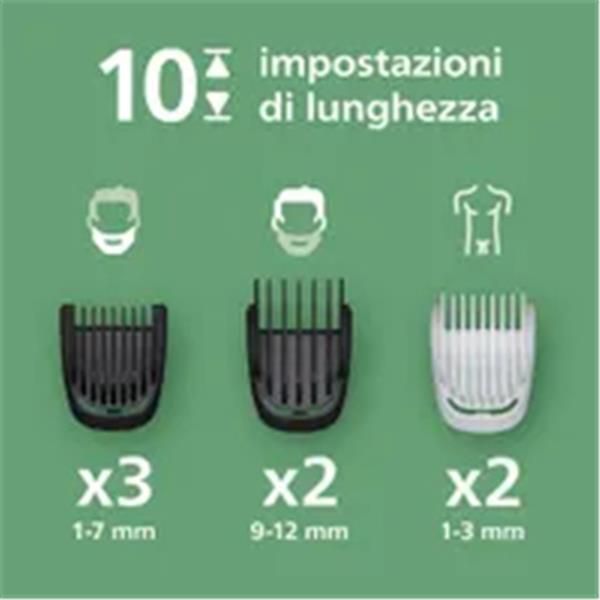 Rasoi e Tagliacapelli Philips SERIE 3000 - 9IN1 CON CUSTODIA MG3945/15