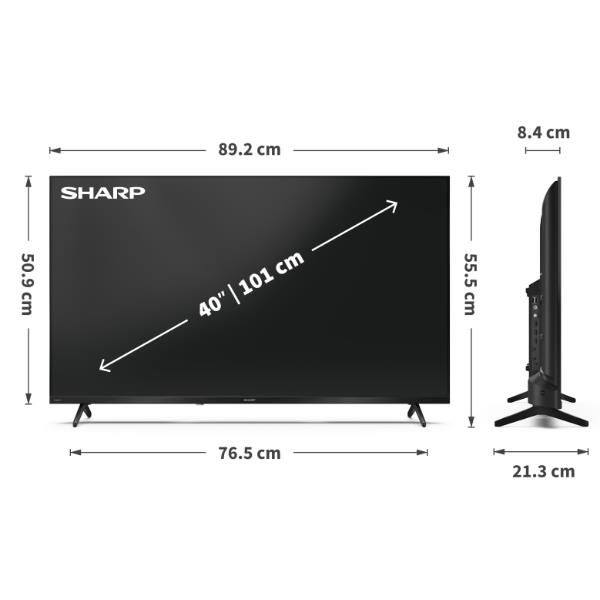 TV e Hotel TV Sharp 40 FHD GOOGLE TV 40HF2265E