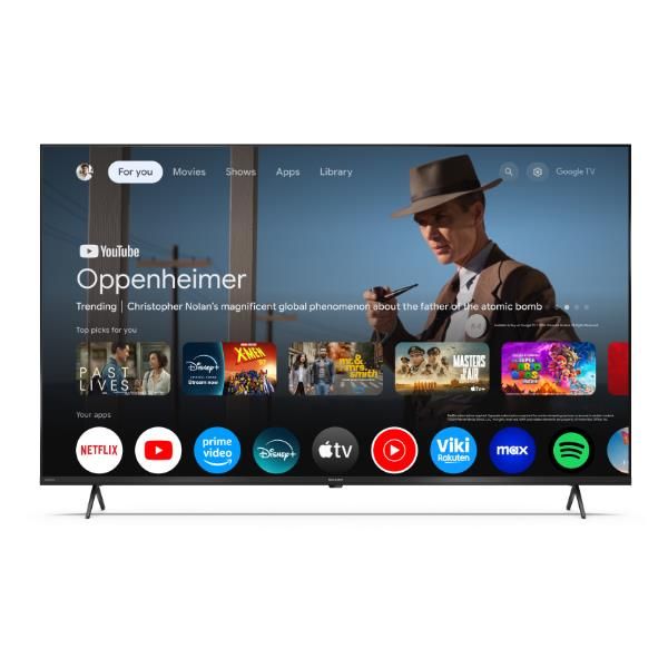 TV e Hotel TV Sharp 55 UHD 4K FRAMELESS SMART GOOGLE TV 55HL4265E