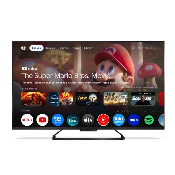 TV e Hotel TV Sharp 43 HR7 UHD 4K GOOGLE TV QLED 144HZ