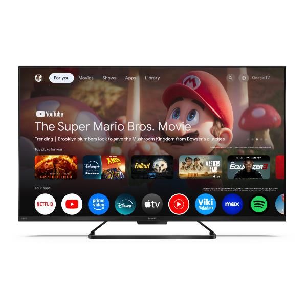TV e Hotel TV Sharp 43 HR7 UHD 4K GOOGLE TV QLED 144HZ