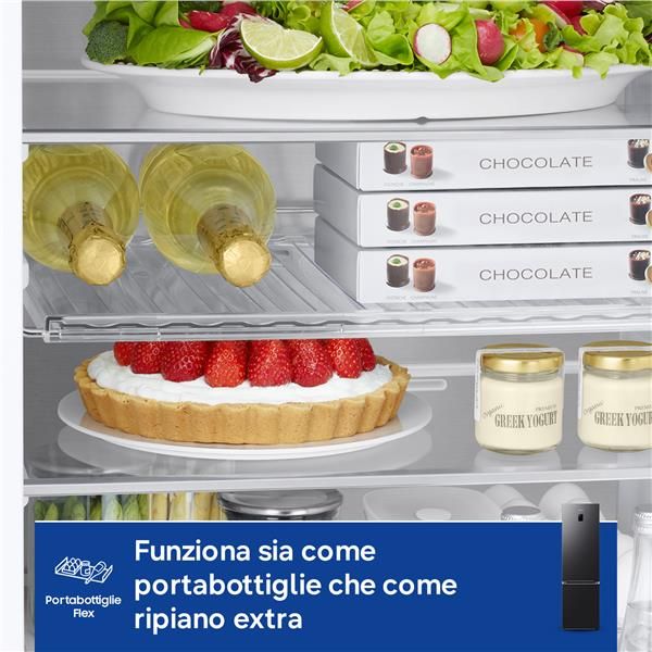 Frigoriferi Samsung 2M CLASSE C NERO RB38C776CB1/EF