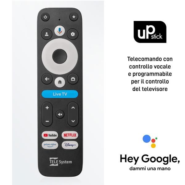 Decoder Telesystem DONGLE UP STICK STREAMER GOOGLE TV 21005359