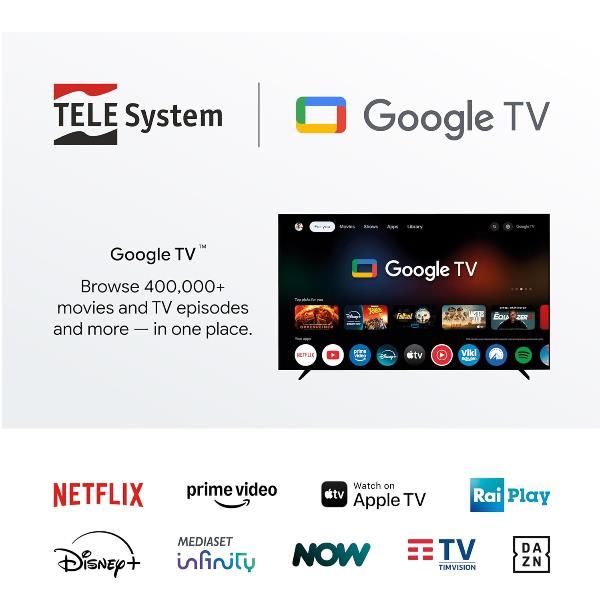 Decoder Telesystem DONGLE UP STICK STREAMER GOOGLE TV 21005359