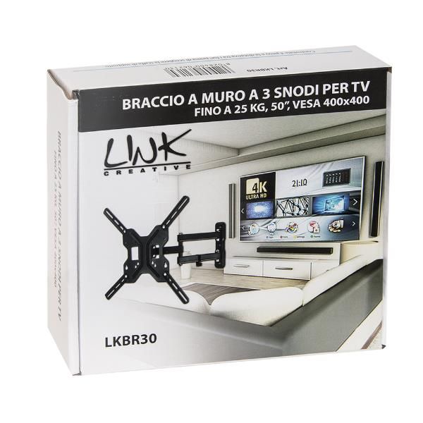 SUPPORTI TV/MONITOR Prodotti Bulk BRACCIO A MURO A 3 SNODI TV 50 LKBR30