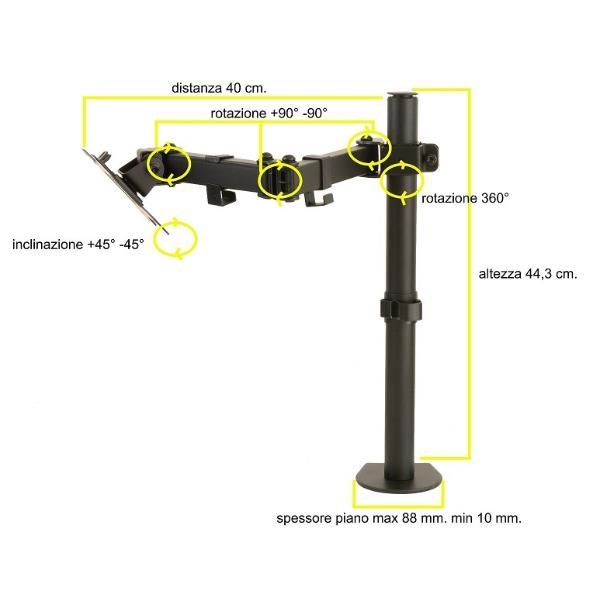 SUPPORTI TV/MONITOR Prodotti Bulk BRACCIO SUPPORTO DA TAVOLO 32 LKBR60